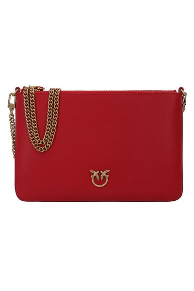PİNKO Classic Clutch Bag Leather 24 Cm