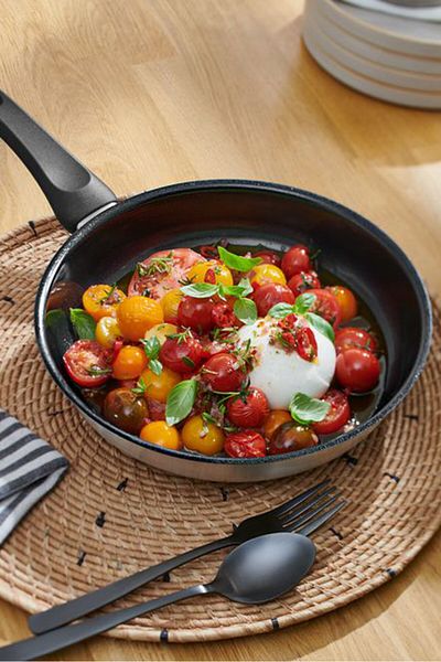 Tchibo Stainless Steel Frying Pan 24 Cm, Silver