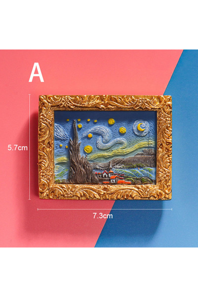 choice2 A 3D Picture Frame Fridge Magnet Cartoon Breakfast Food Magnetic Fridge Magnet Home Decor Magnetic .