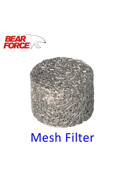 BEAR FORCE فلتر شبكي لرغوة الثلج، قرص رغوي، مدفع رغوي، مصفاة من الفولاذ المقا...