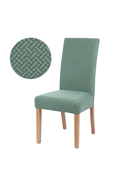 Choice 1 قطعة 07 غطاء كرسي مرن من الجاكار لغرفة الطعام، أغطية كراسي مطبخ سميك...