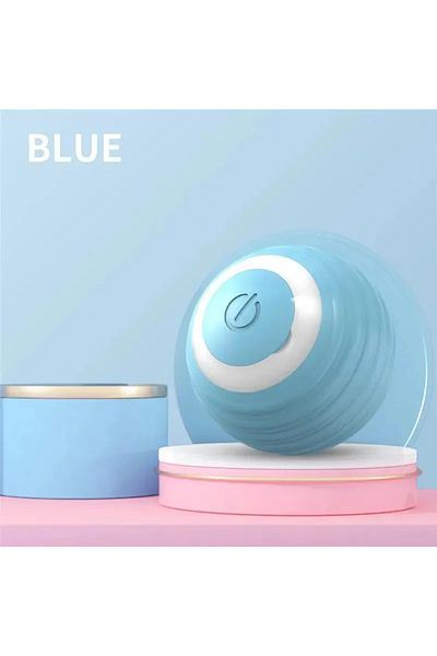 Choice Blue Cat Interactive Ball Training Self-moving Kitten Electric Cat Ball Toys Electronic Automatic Ro
