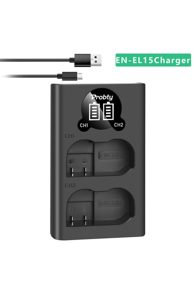 Choice probty EN-EL15 Charger LP-E6 LP-E8 LP-E12 LPE6 NP-FW50 NP-F550 NP-W235...