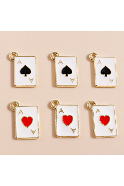 Choice مزيج من 10 قطع من المعلقات الإبداعية على شكل قلب على شكل آيس بوكر لصنع...