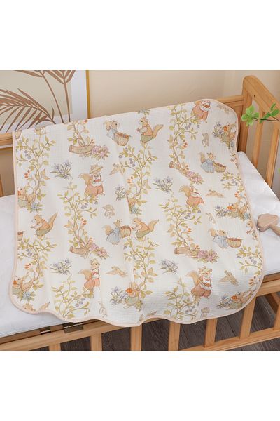 Choice 75×80cm Newborn Baby Bath Towel Pure Cotton Gauze Soft Absorbent Blanket