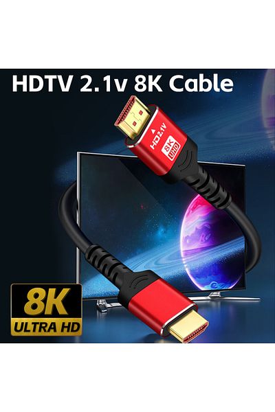 Choice 1m 8k 2.1 HD Cable 1M 1.5M 2M 8K HDTV Cable for Xiaomi TV Box PS5 Ultra High Speed Compatible 8K@60H