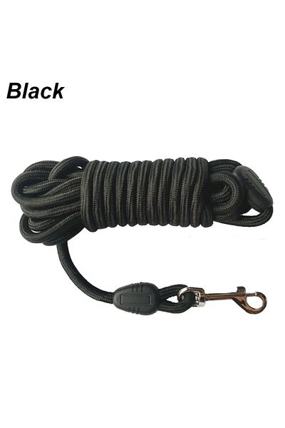 Choice 15m Black 5m/10m/15m Heavy Duty Nylon Dog Leash - Ideal For Recall & Agility Training Tailored, Suit