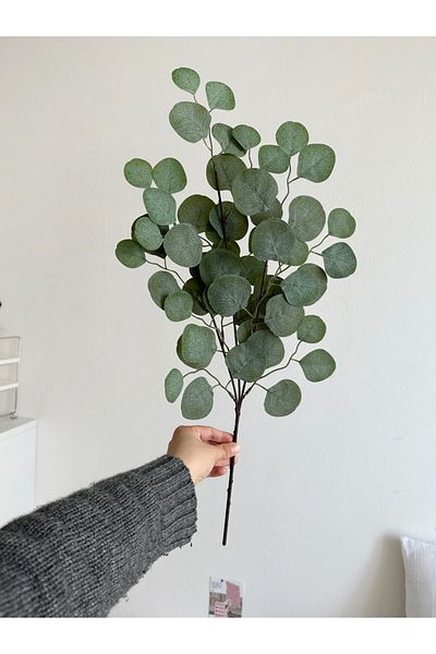 Choice 1pc green Nordic simulation eucalyptus leaf fresh greenery wedding hall flower arrangement decorativ