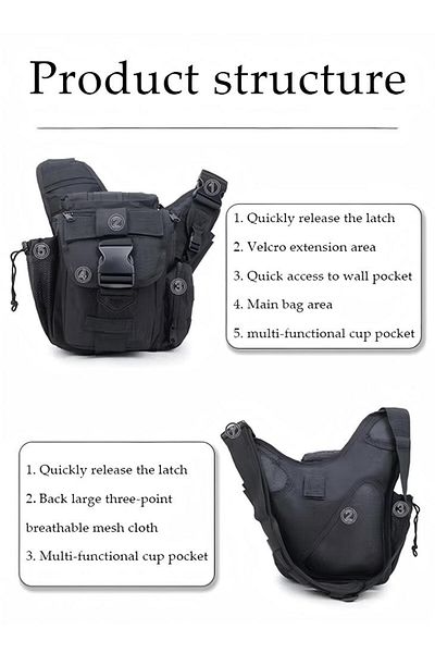 Generic Large Capacity Waist Bag Multifunctional Waist Bag Fashionable Outdoor Bag Running Sports Travel