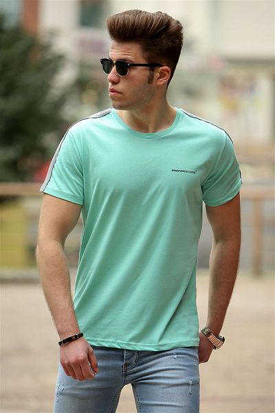 Madmext Basic Ανδρικό Πράσινο T-Shirt 4513