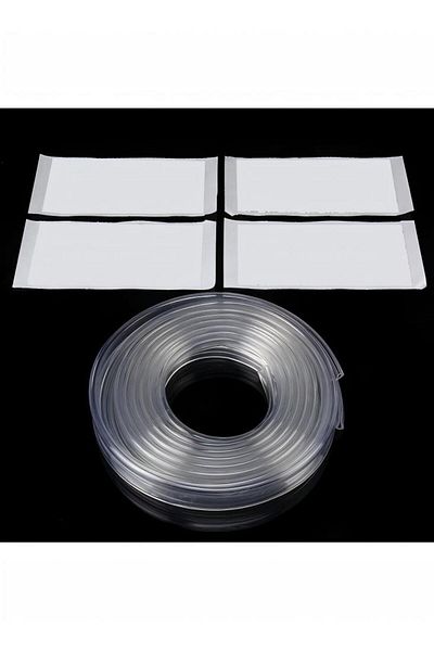 Generic 5.6M Car Decorative Strip Rubber Chrome Decoration Strip Door & Window Seal