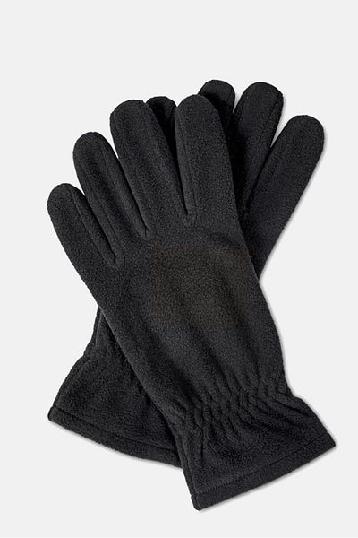 Tchibo Women Microfleece Gloves, Black