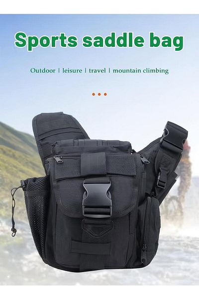 Generic Large Capacity Waist Bag Multifunctional Waist Bag Fashionable Outdoor Bag Running Sports Travel