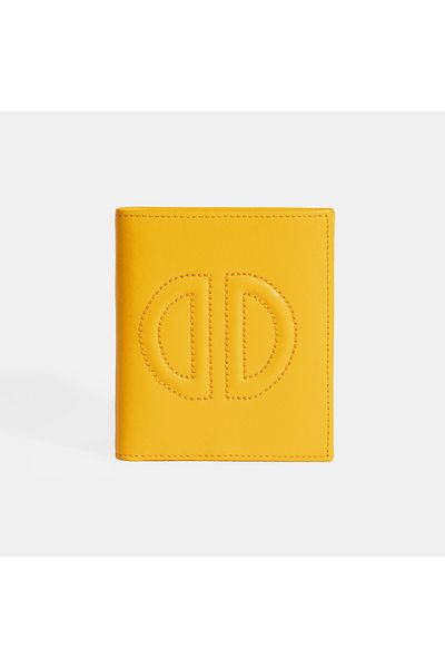 Desa Women's Orange Leather Wallet