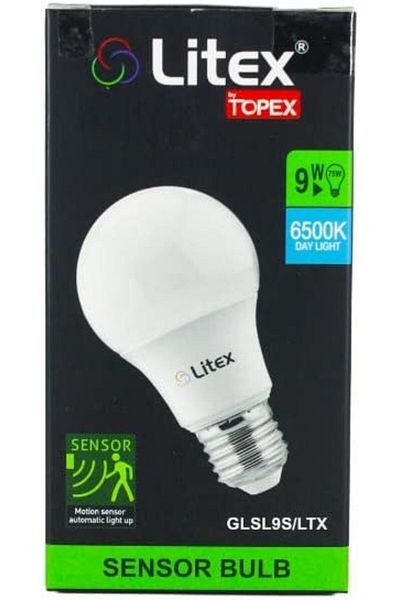 Generic Litex 9w Led Sensor Bulb E27 – Auto On/off Light For Indoor/outdoor Use