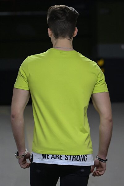 Madmext Ανδρικό πράσινο μπλουζάκι 4521