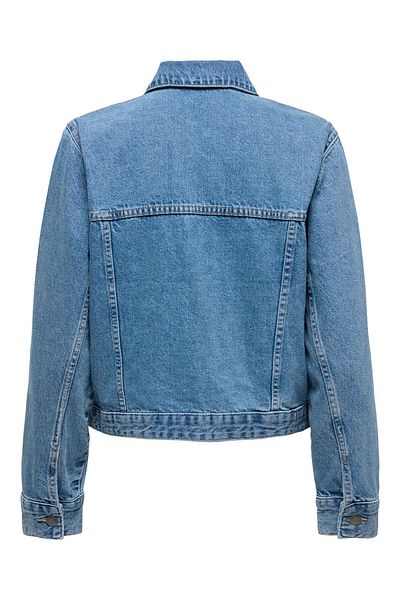 JDY Jeansjacke Fly-Away Kragen Jeansjacke