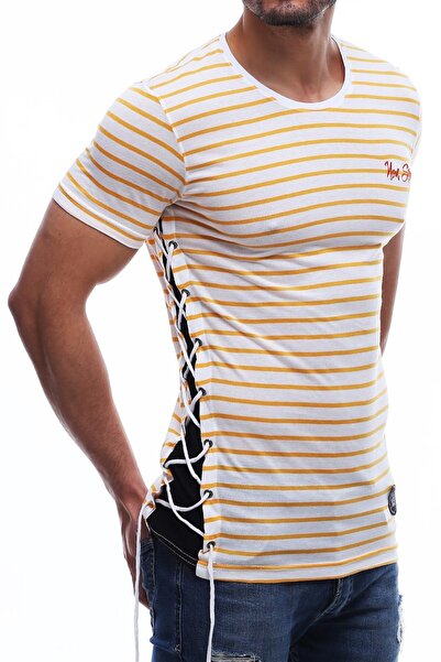 Madmext Μπλουζάκι καμηλό πλαϊνό δέσιμο 2567