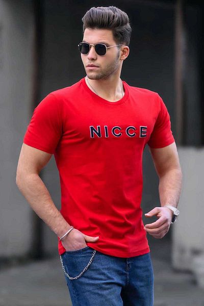Madmext Men's Red T-Shirt 4963