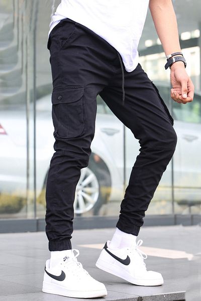 Madmext Μαύρο παντελόνι Jogger Slim Fit 5740