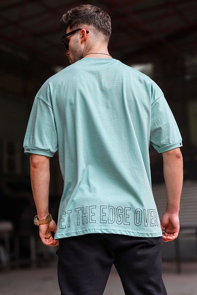 Madmext Μπλουζάκι Mint Green Oversize 5803