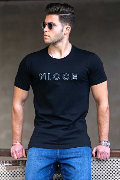 Madmext Ανδρικό μαύρο T-shirt 4963