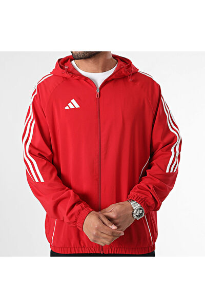 adidas Ανδρικό αντιανεμικό ποδοσφαίρου Tiro24 Wb IM8809 Κόκκινο