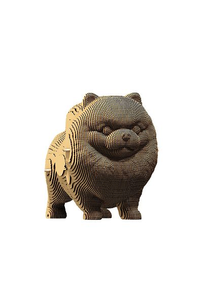 ROKR 3D Puzzle, POMERANIAN SPITZ, Cardboard, 72 pieces