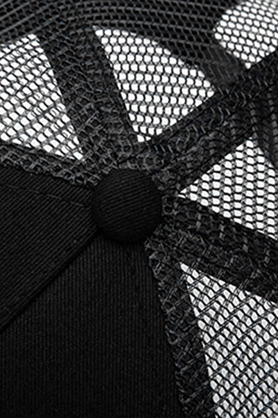 Tshirthane Romania Coat Arms Black Mesh Hat