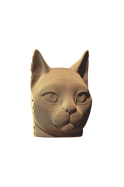 ROKR 3D Puzzle, CAT, Cardboard, 89 pieces