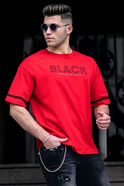 Madmext Rotes Herren-T-Shirt 4976