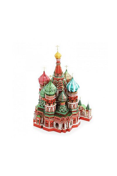 ROKR 3D Puzzle, Saint Basil's Cathedral, Piececool, metal, 711 pieces