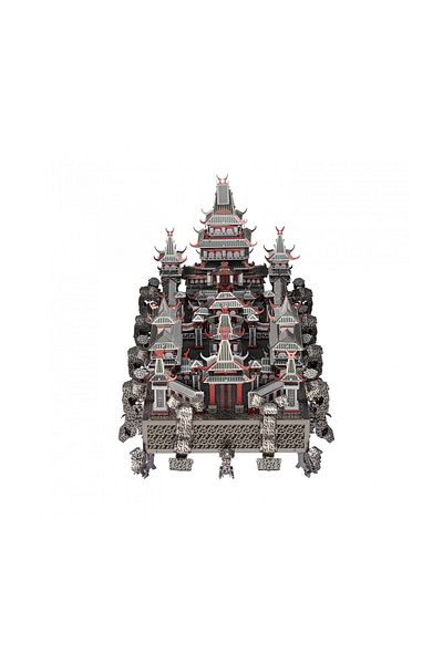 ROKR 3D puzzle, Sky royal palace, Piececool, metal, 620 pieces