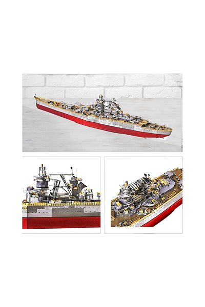 ROKR Piececool 3D DIY Metal Model Puzzles for Richelieu Battle Accessories 300pcs