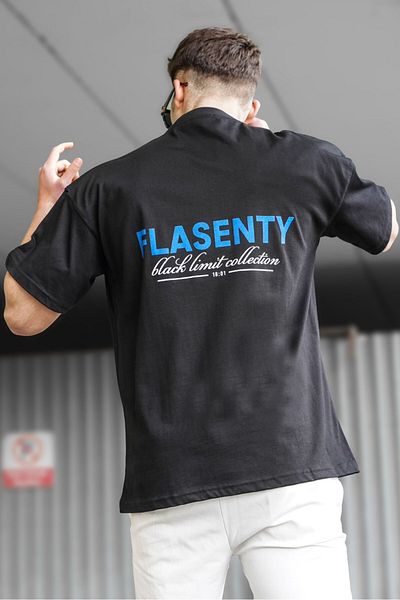 Madmext Ανδρικό μαύρο T-shirt 5827