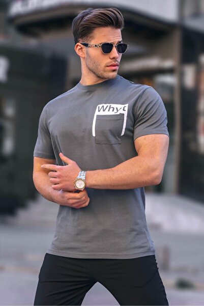 Madmext Men's Smoked T-Shirt 4959