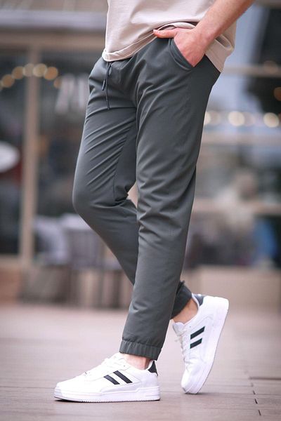 Madmext Khakifarbene Jogginghose für Herren 6529