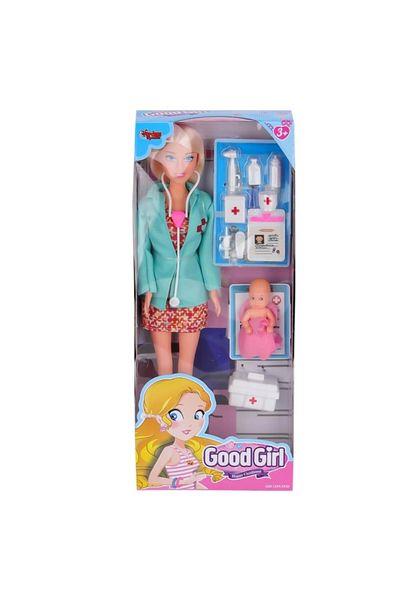 Finetoo Doctor Doll Supporting Imagination with Accessories