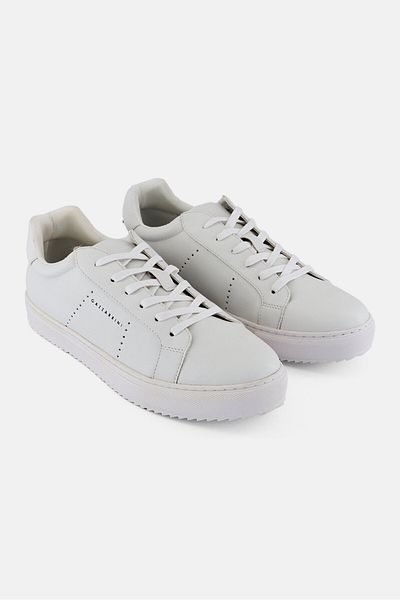 GAZZARRİNİ Men Lace Up Sneaker Shoes, White