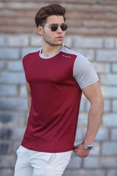 Madmext Μπλουζάκι Claret Red 5269