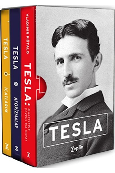 Zeplin Kitap Tesla Seti Kutulu - 3 Kitap Takım