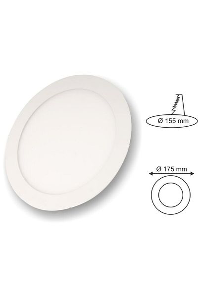 Cata 15w Daylight Led Panel Luminaire