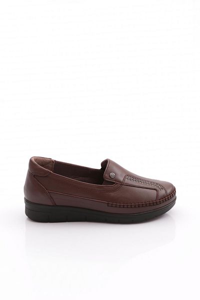 DGN Women's Comfort Shoes Genuine Leather Brown 31133998