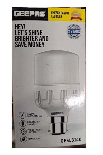 Geepas 30 مصباح LED موفر للطاقة أبيض