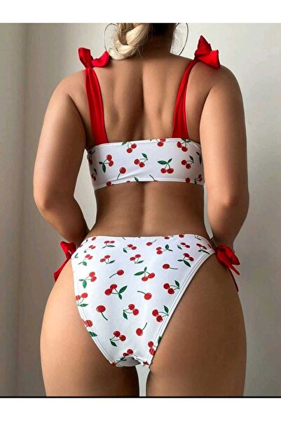 BF Bikini Fashion Σετ μπικίνι με φρέσκο ​​μοτίβο κερασιού