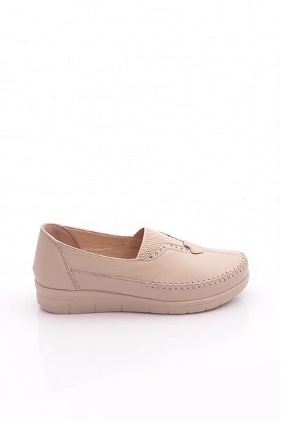 DGN Women's Comfort Shoes Genuine Leather Beige 31113998