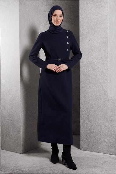 Alvina 45189 Μοντέλο Φόρεμα Hijab - Με Ζώνη
