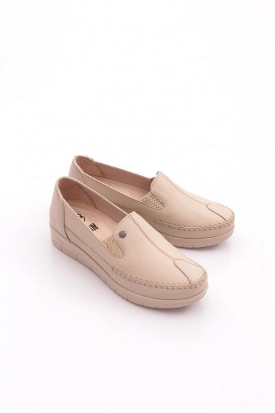 DGN Women's Comfort Shoes Genuine Leather Beige 31123998