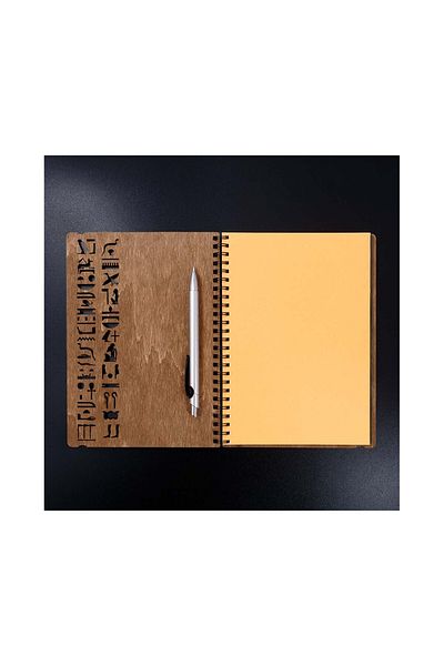 EWA Wooden diary Secrets of the Orient, A5, 40 pages, EWA