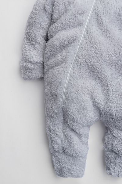 nurbeli X Silk Atlas Girls Boys Baby and Kids Hooded Plush Jumpsuit